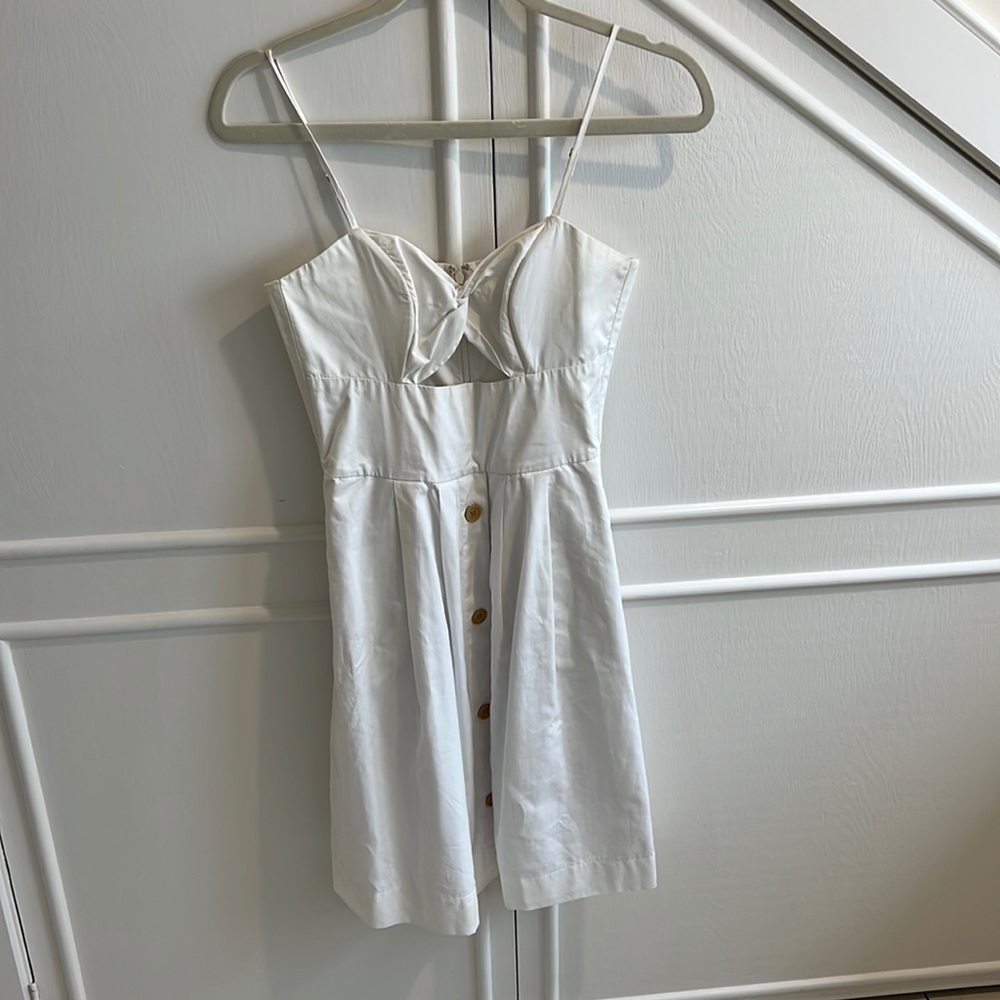 Karina Grimaldi size 0 white dress